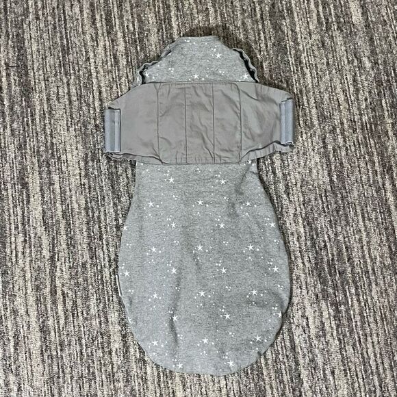 Happiest Baby Boys Girls Size 2-4 Months Organic Sleep Sack SOO Gray with Stars - Picture 6 of 6